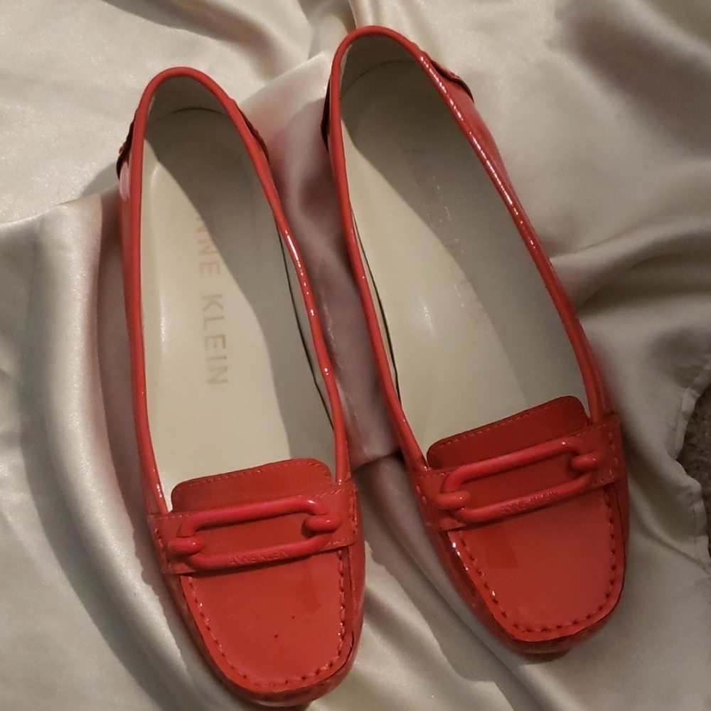 Anne Klein Patent Leather Loafers